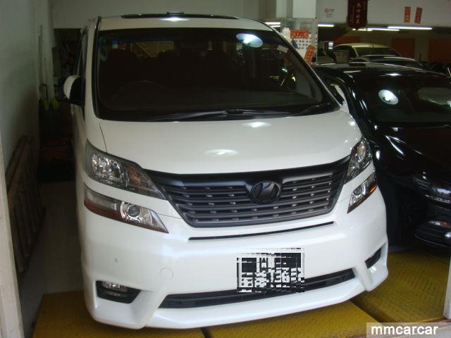 MP豐田VELLFIRE2.4七人座電尾門白色自用咪少