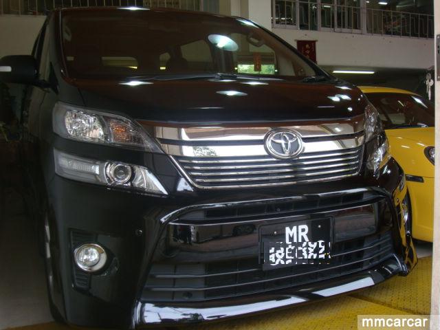 13年豐田Vellfire3.5黑色頂班