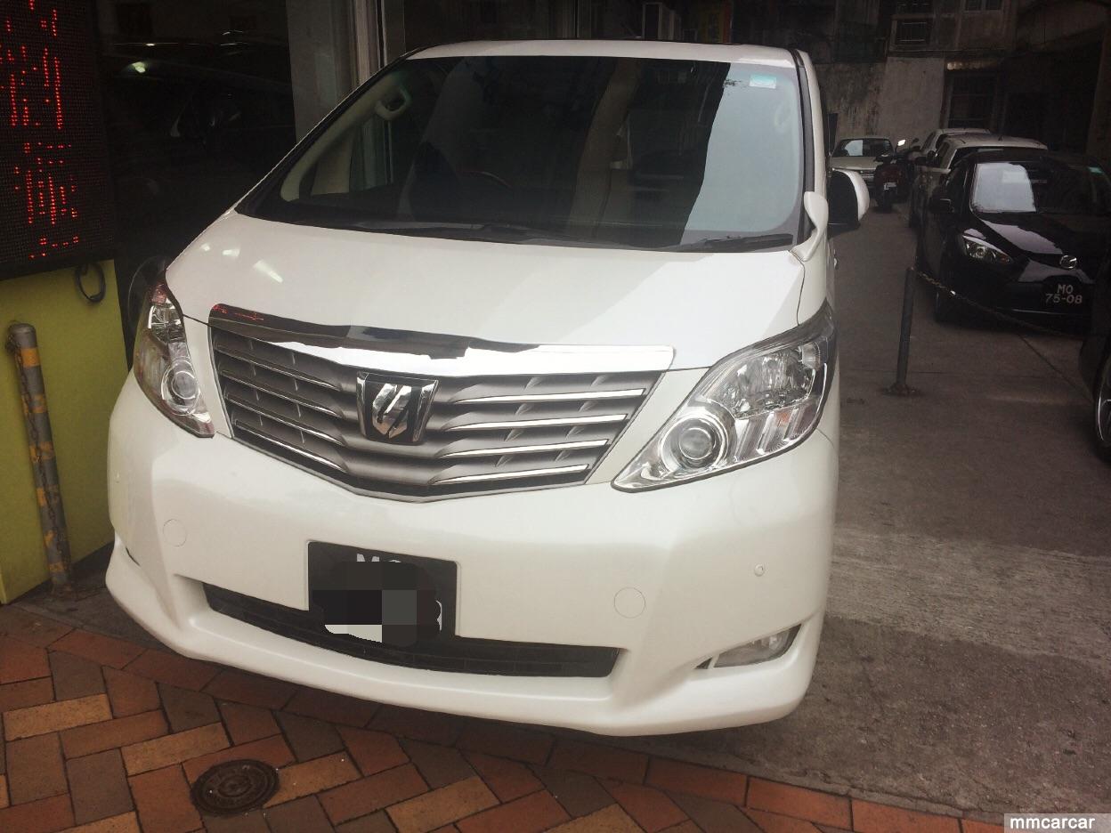 11豐田ALPHARD3.5三電大班椅頂配白色